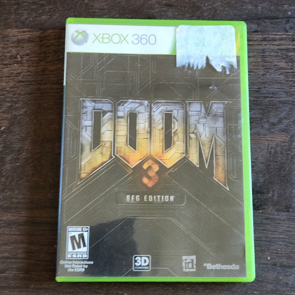 Doom 3 BFG Edition Xbox 360 Game Complete with Case and‎ Manual